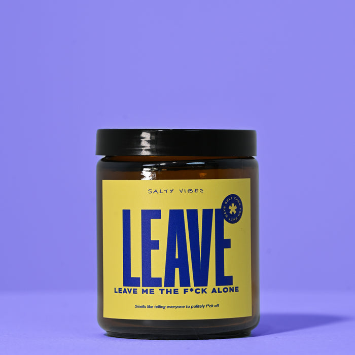 SOY CANDLE | LEAVE ME THE FUCK ALONE 200G