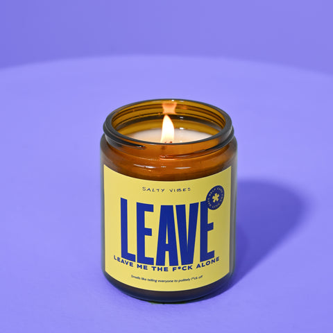 SOY CANDLE | LEAVE ME THE FUCK ALONE 200G