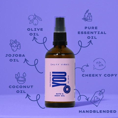 BATH & BODY OIL | YOU FUCKING ROCK 100ML