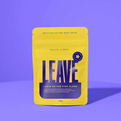 BATH SALTS | LEAVE ME THE FUCK ALONE 100g