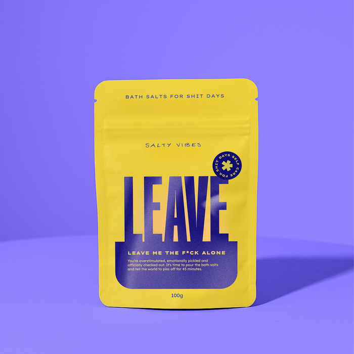 BATH SALTS | LEAVE ME THE FUCK ALONE 100g