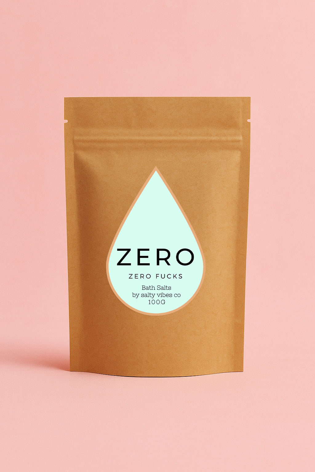 100g Bath Salt | ZERO FUCKS
